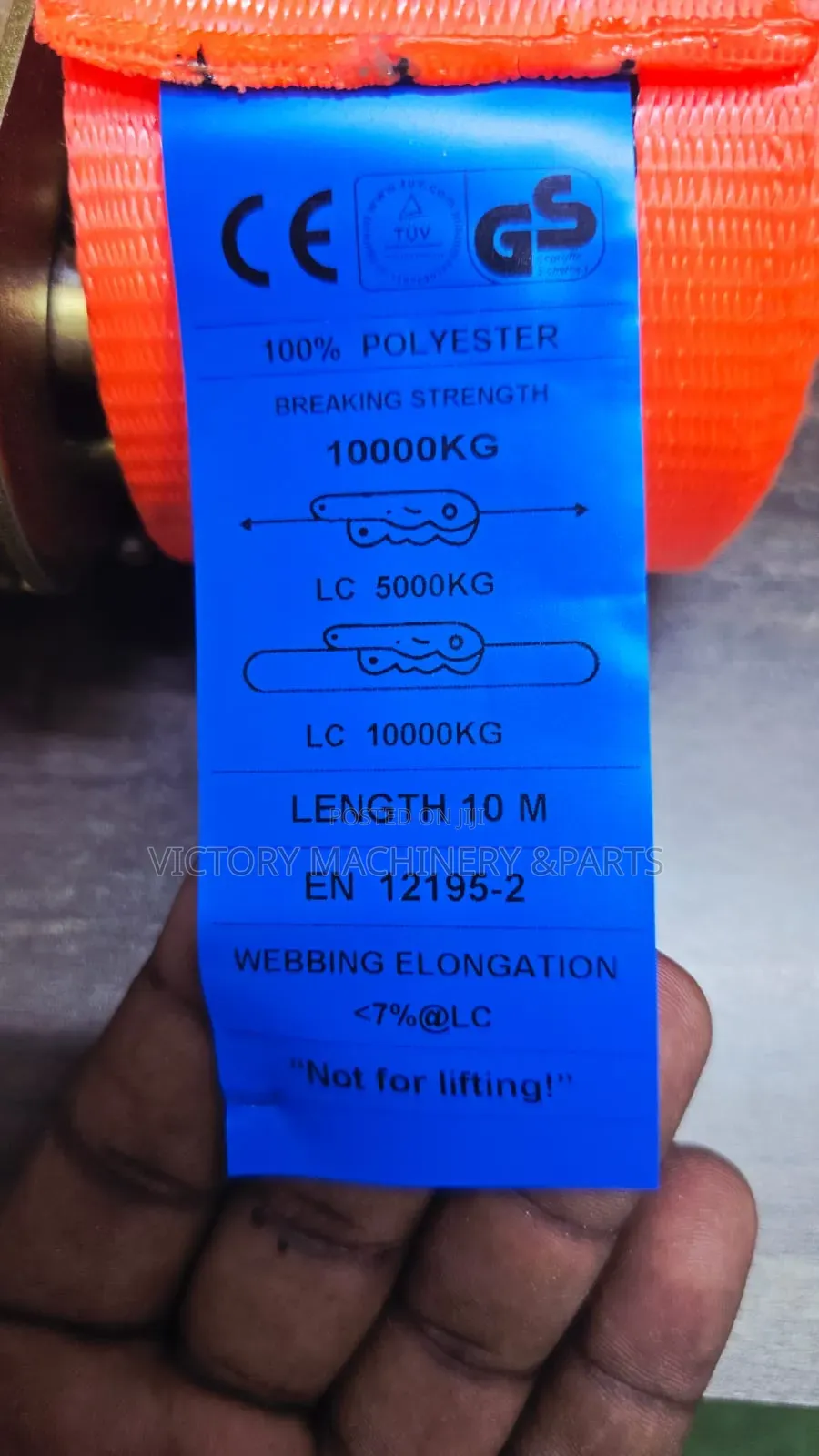 Ratchet Straps – 10 Tonne × 10 M