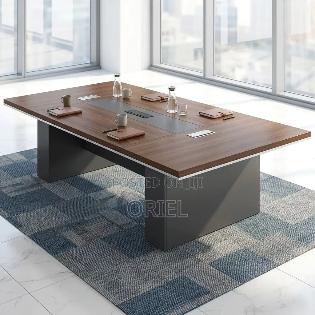 Office Boardroom Table : Executive 3-Meter Walnut Conference Desk
