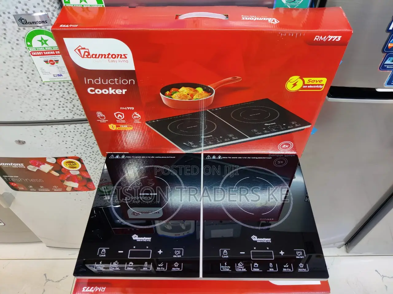 Ramtons 2 Plate (Double) Induction Cooker