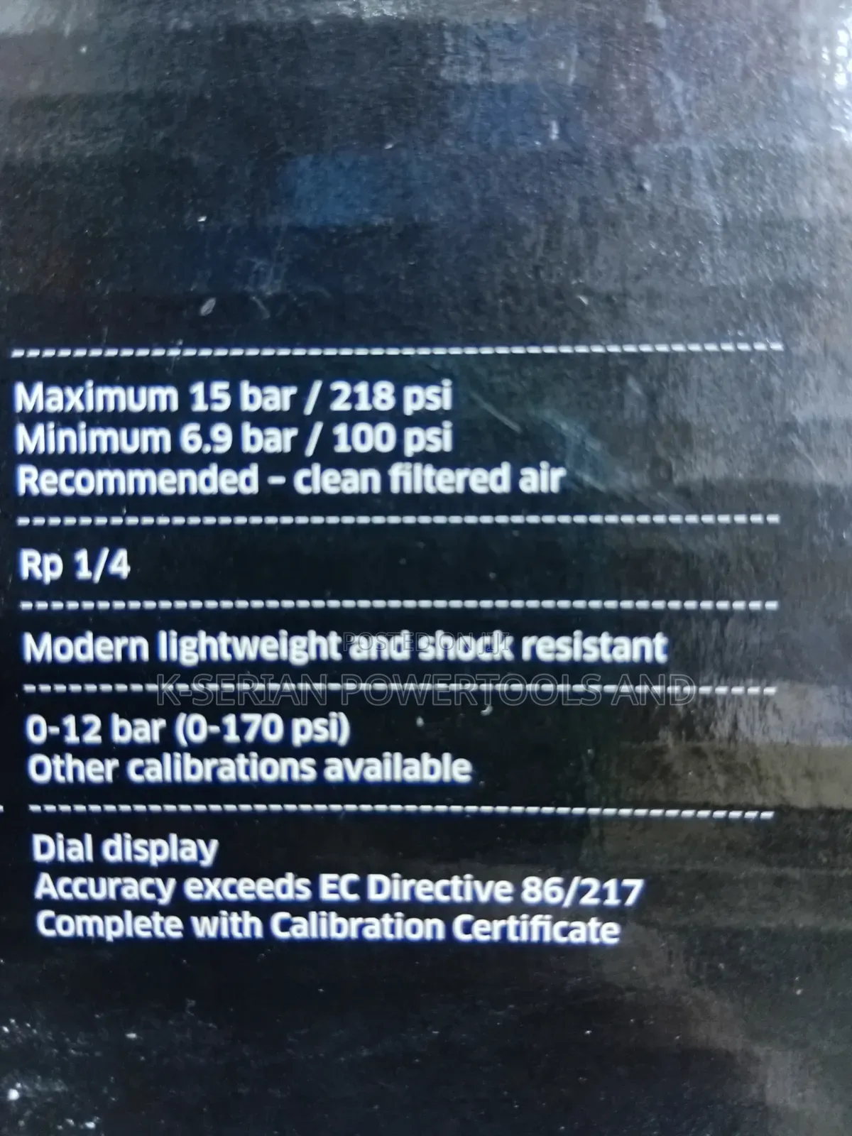 PCL Air Inflator/ Professional Heavy Duty Tyre Inflator
