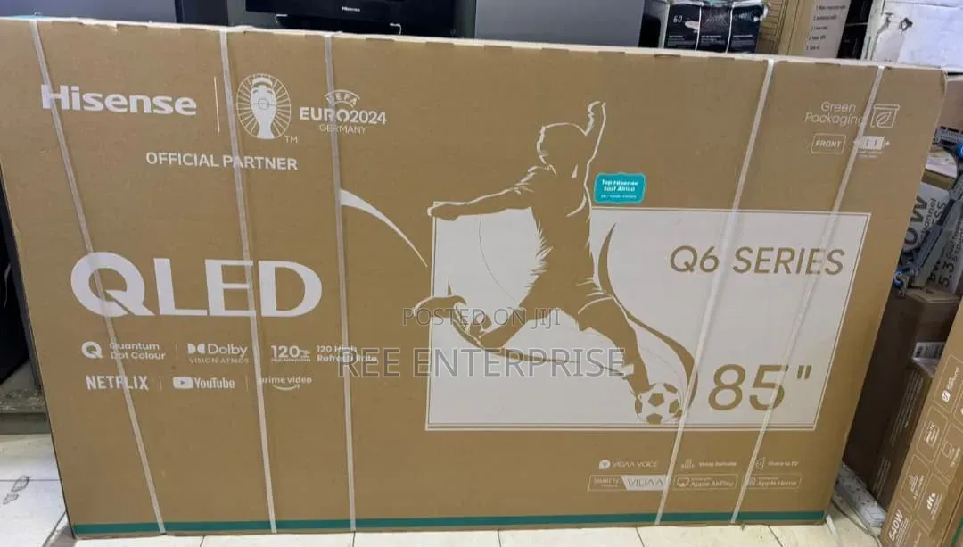 Hisense Smart TV 85”inch Smart TV
85Q6QKEN Q6series.