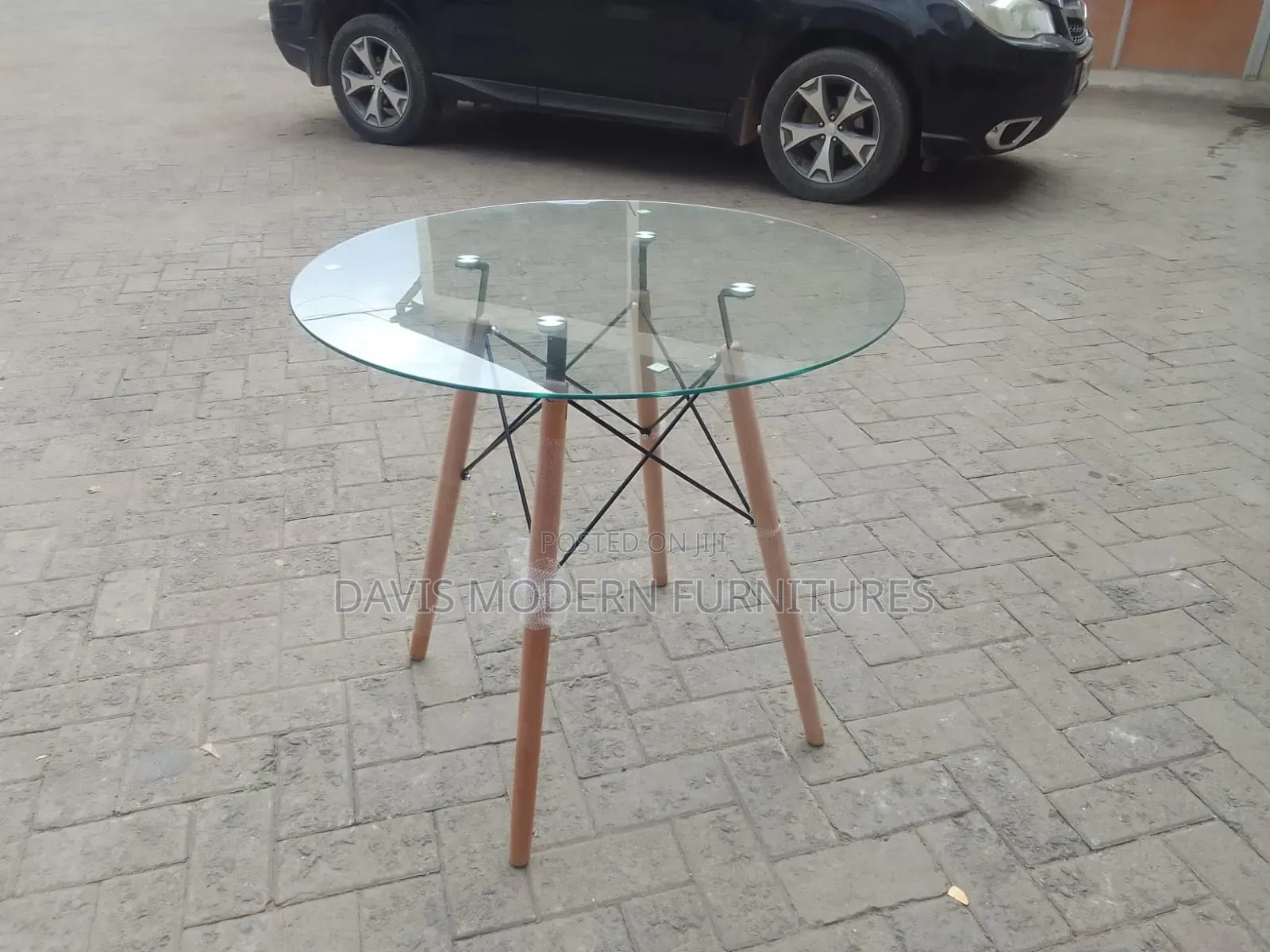 Glass -Top Dinning Table