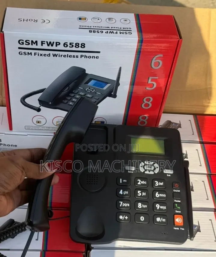 GSM 6588 Fixed Wireless Landline Phone With Dual SIM