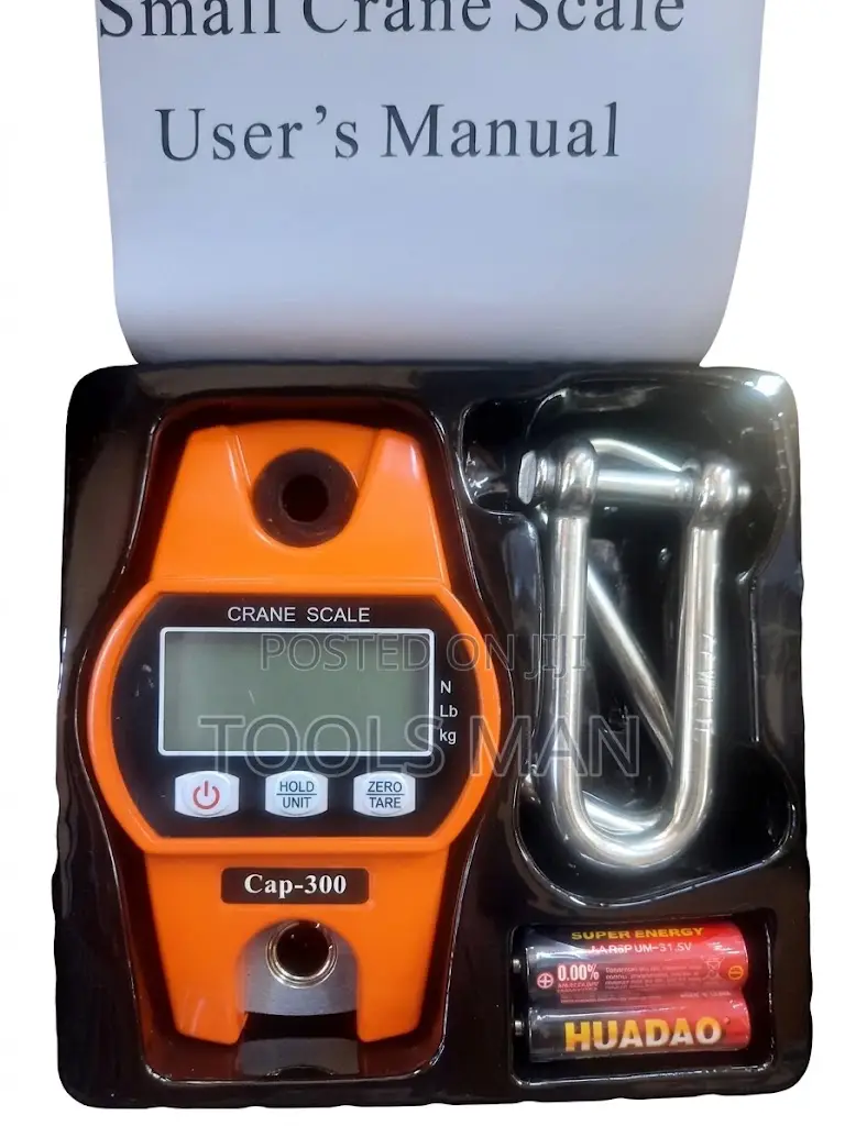 Digital 300kg Crane Scale Cap-300 Heavy Duty Portable Hanging Weight