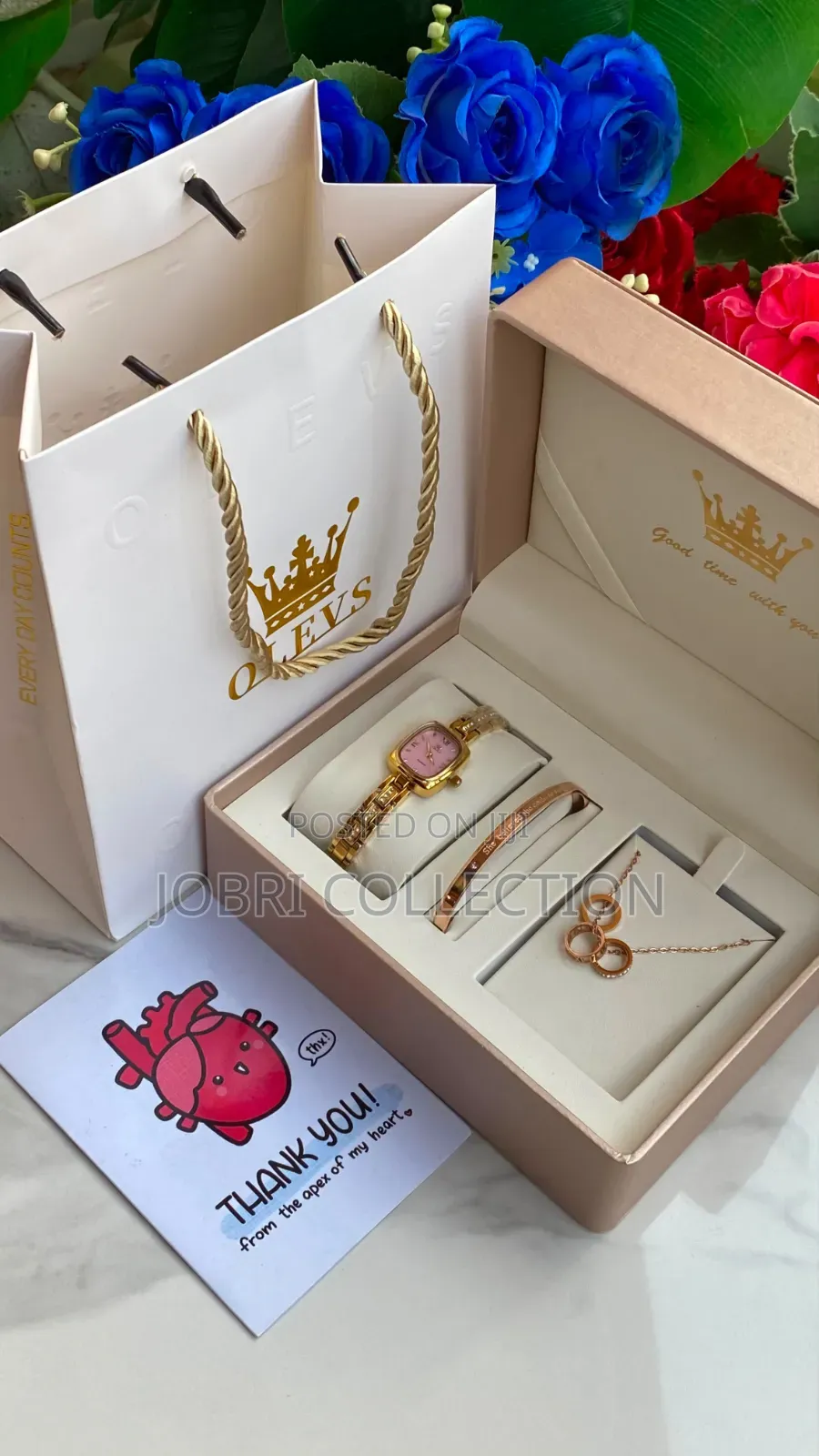 Ladies Olevs Stainless Gift Set