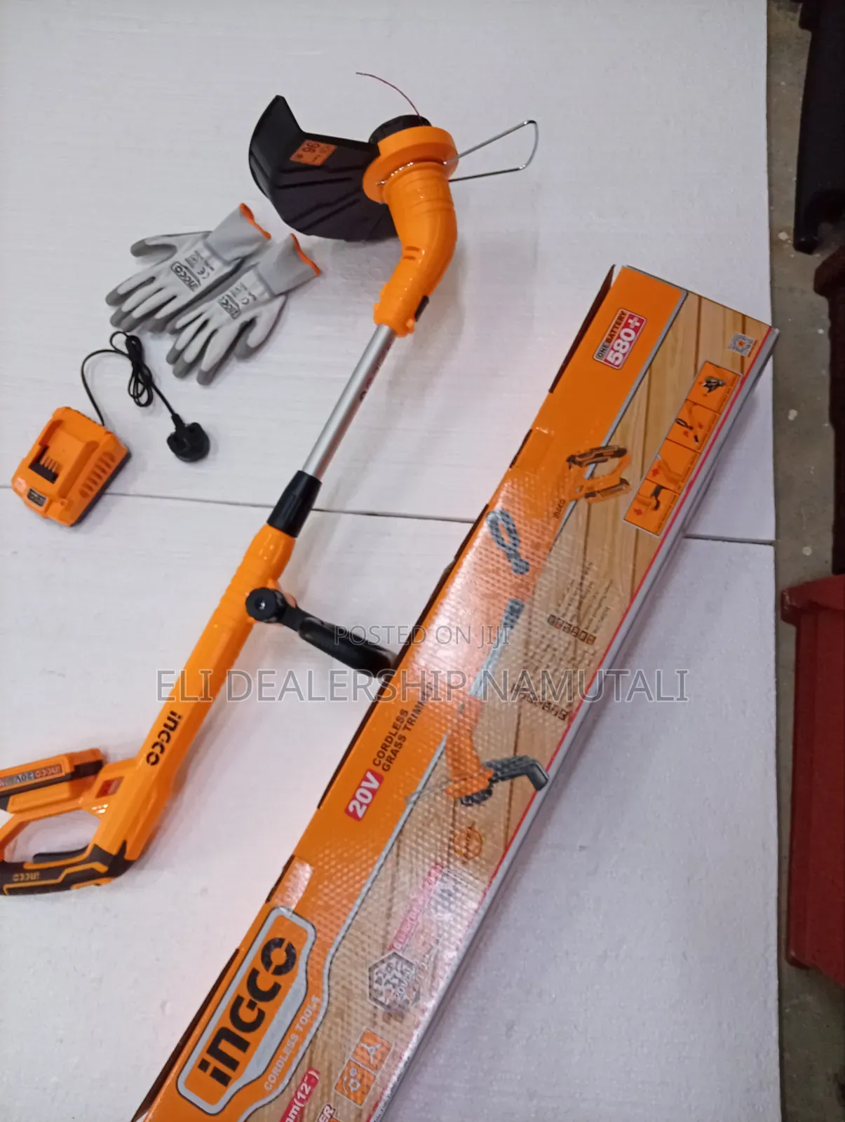 INGCO 20V Rechargeable Brush Cutter – Powerful Garden Trimming Tool