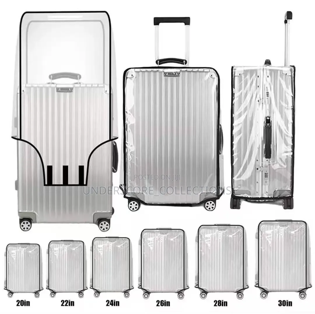*Clear Suitcase Cover*- 20-30 Inch Waterproof PVC Suitcase Cover