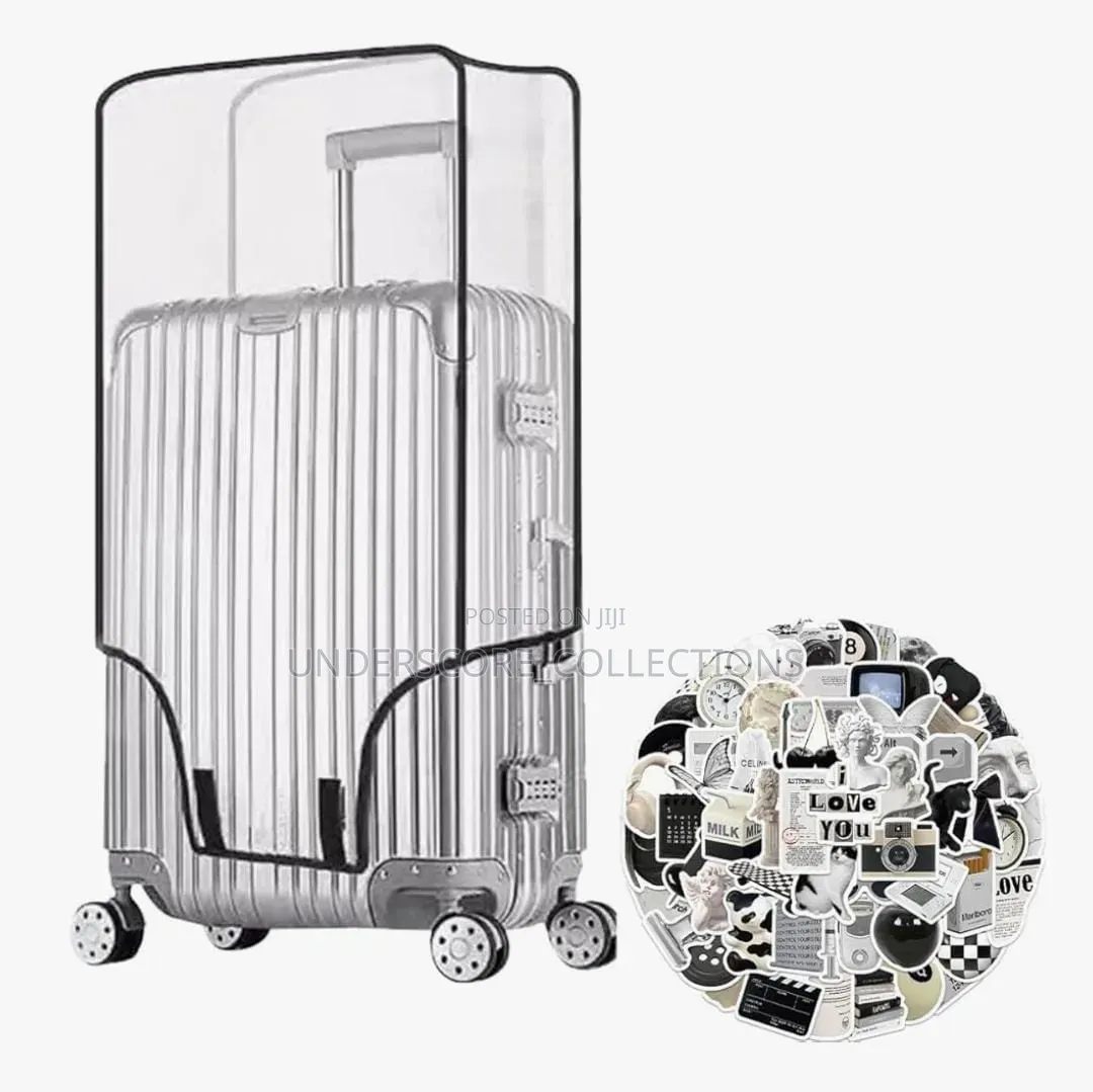 *Clear Suitcase Cover*- 20-30 Inch Waterproof PVC Suitcase Cover