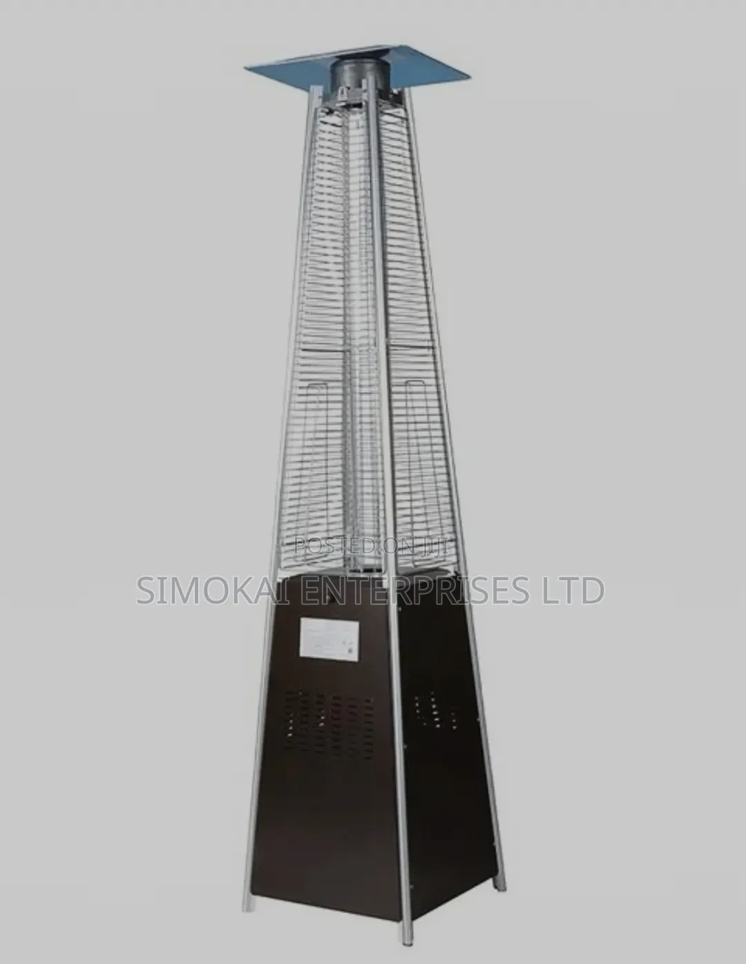 Standing Gas Heater Iron Material, Black NW 26Kg