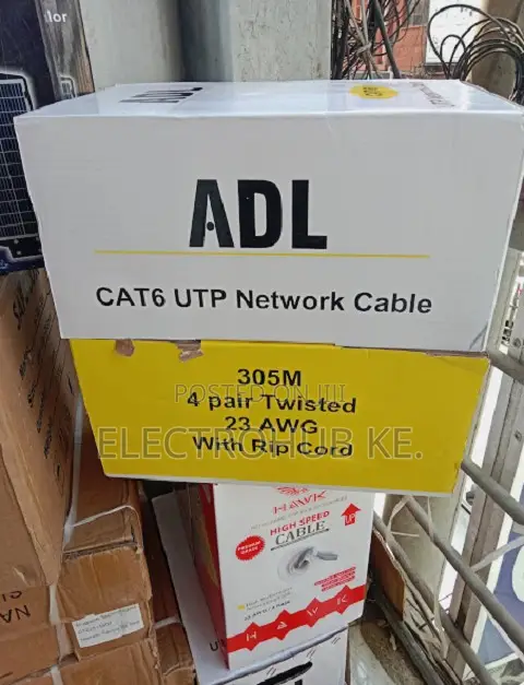 23awg Cat6 Utp Network Cable 305m