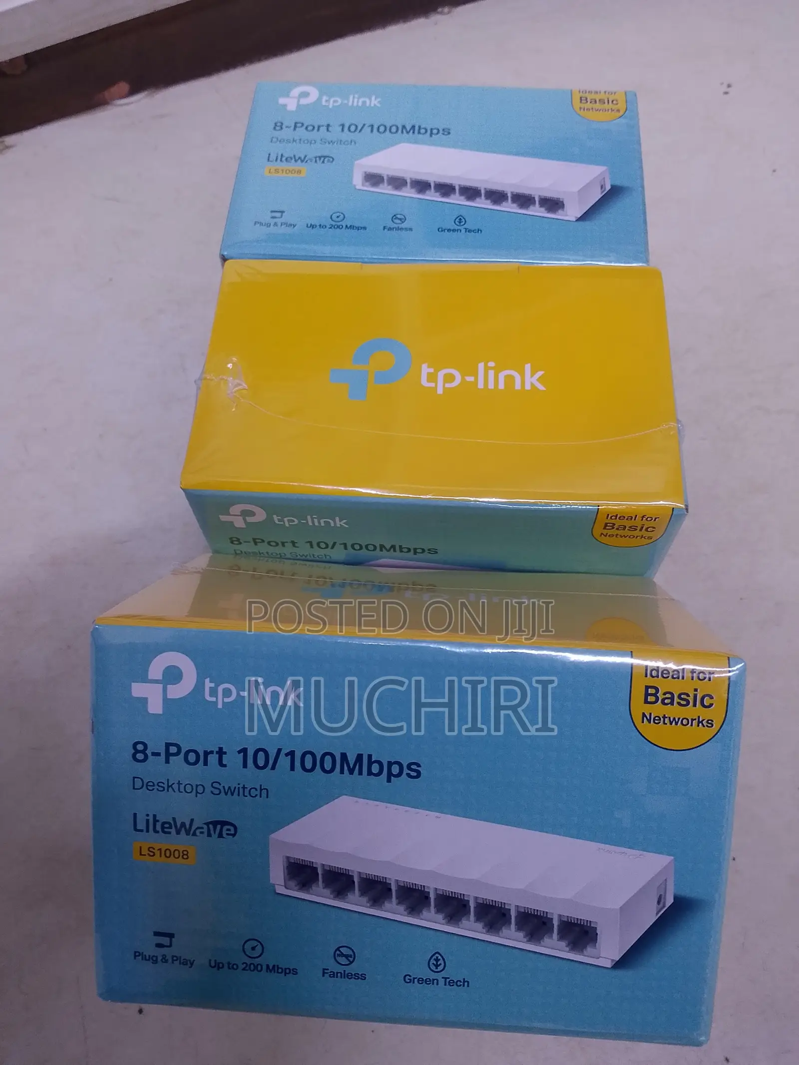 TP-Link LS1008 Unmanaged 8-Port Desktop LAN Switch