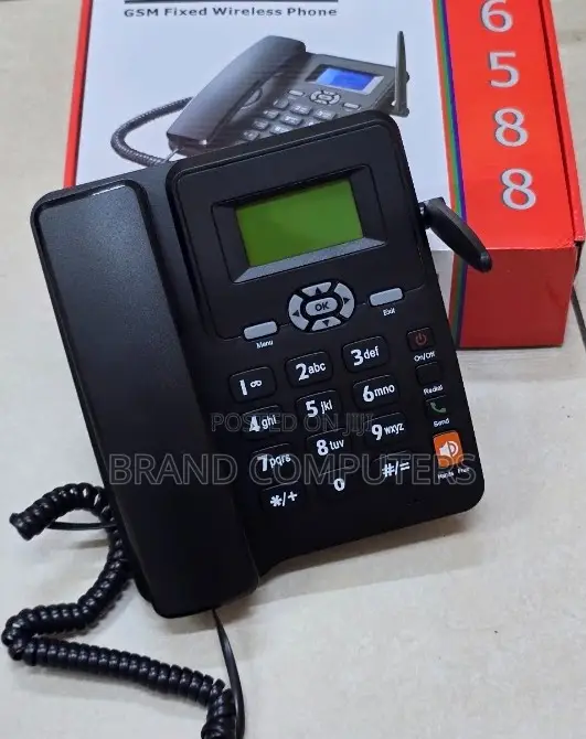 Deskphone Fixed Wireless Phone - With SIM Card Slot