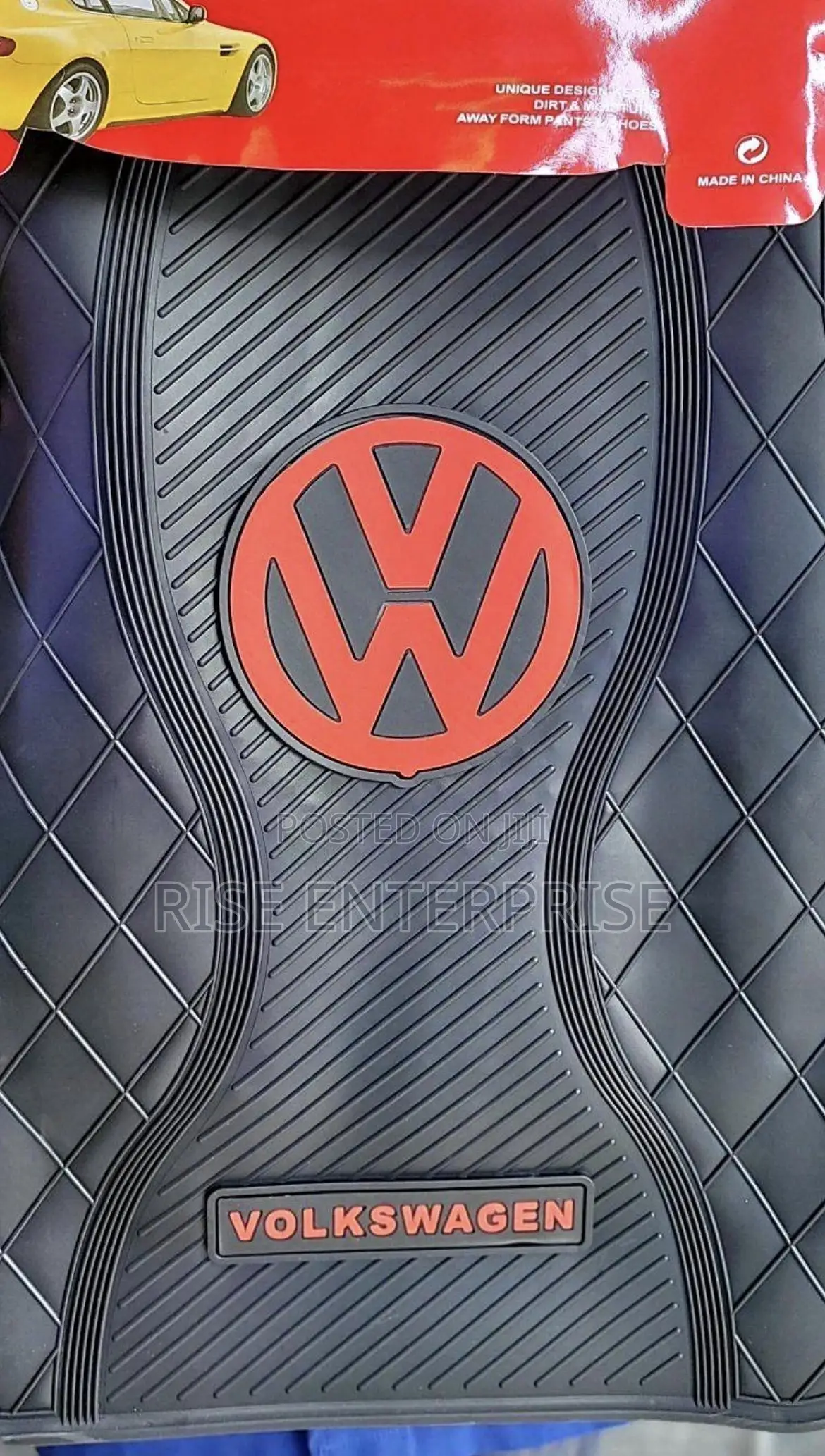 Branded Volkswagen Car Floor Mat