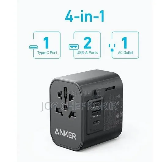 Anker Travel Adapter (4-in-1) 30W