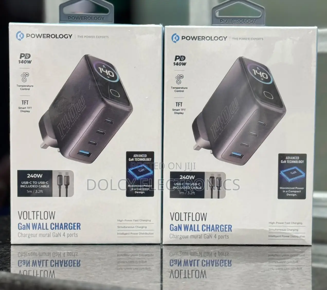 Powerology Voltflow Gan Wall Charger