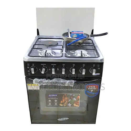 Ecomax 60×60 Cooker 3+1 Rotisserie Turbo Fan Flame Failure Sensor