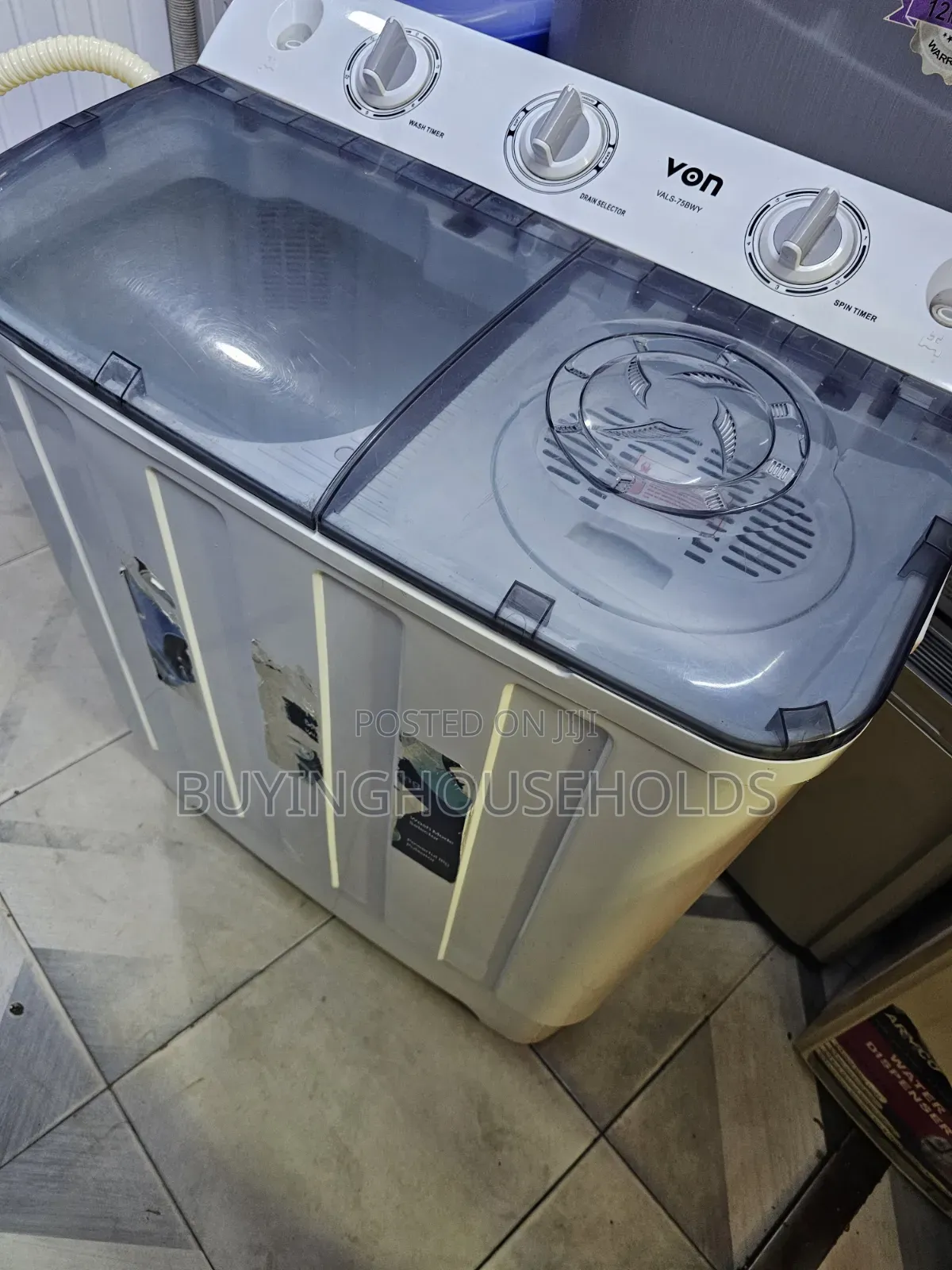 Von 7kg Twin Tub Washing Machine