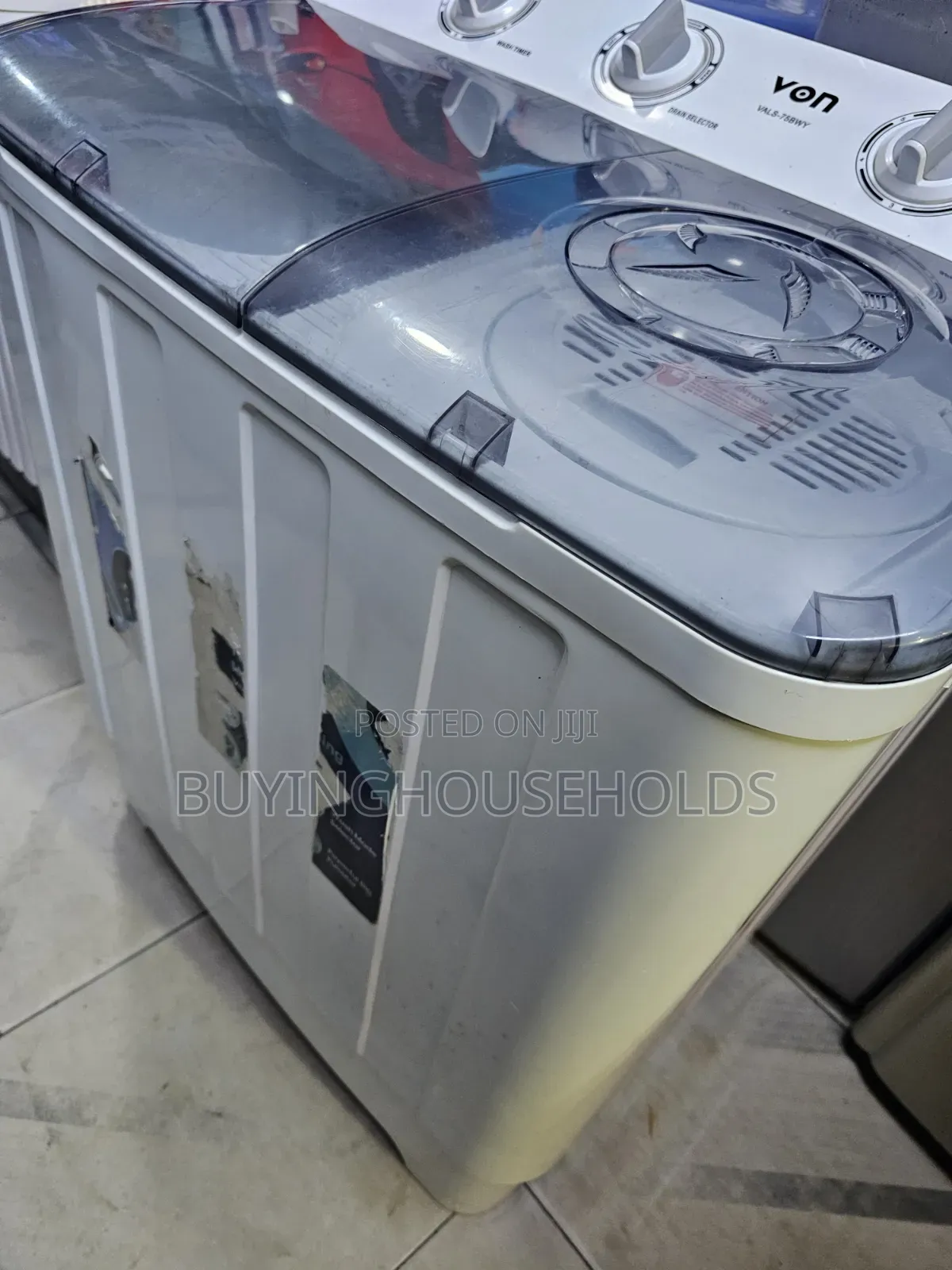 Von 7kg Twin Tub Washing Machine