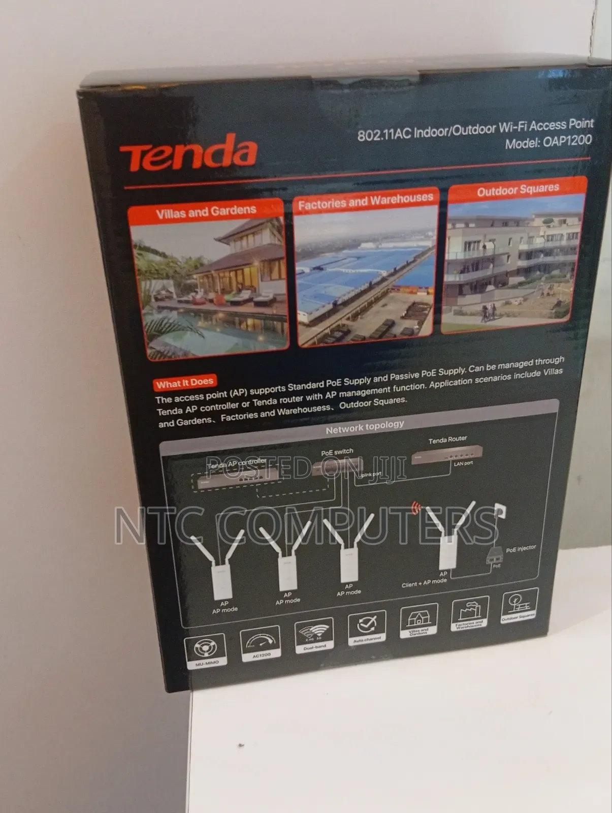Tenda Oap1200 Indoor/ Outdoor Accesspoint