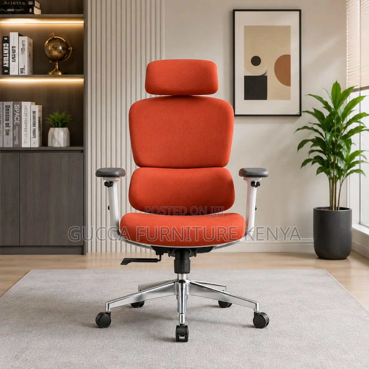 Modern Full Fabric Boss Ergonomic Chair.