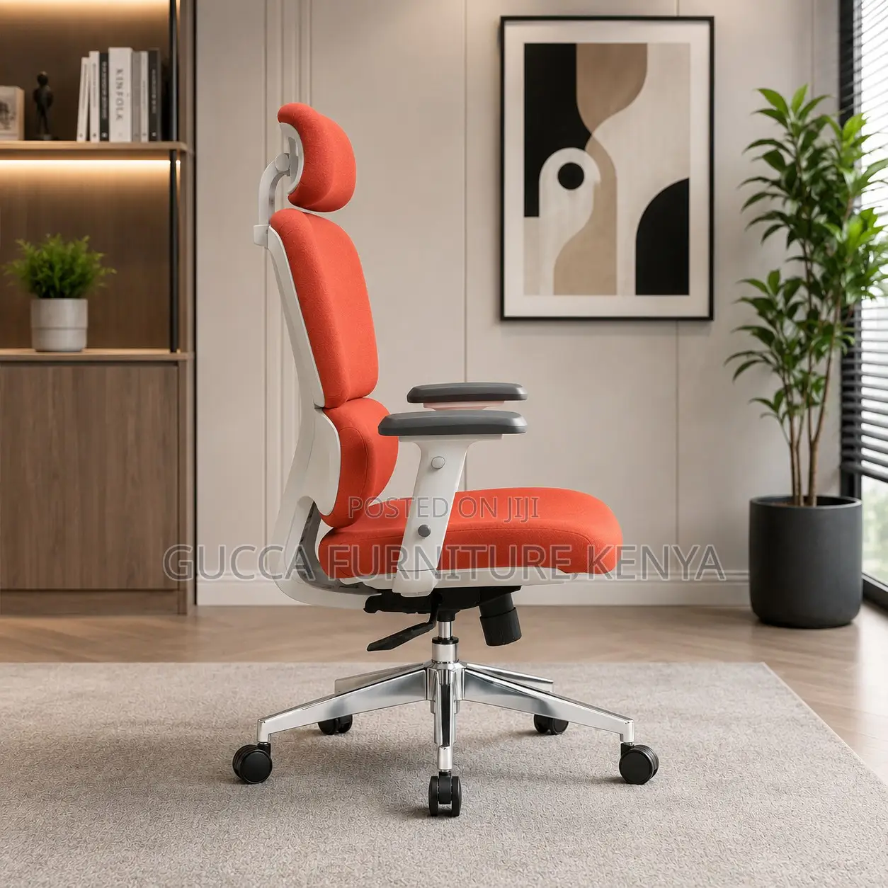 Modern Full Fabric Boss Ergonomic Chair.