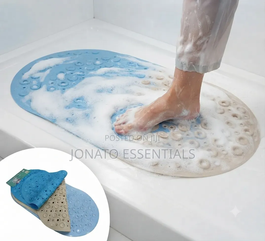 Non Slip Bath Mat Anti Skid Shower Mat With Suction Cups