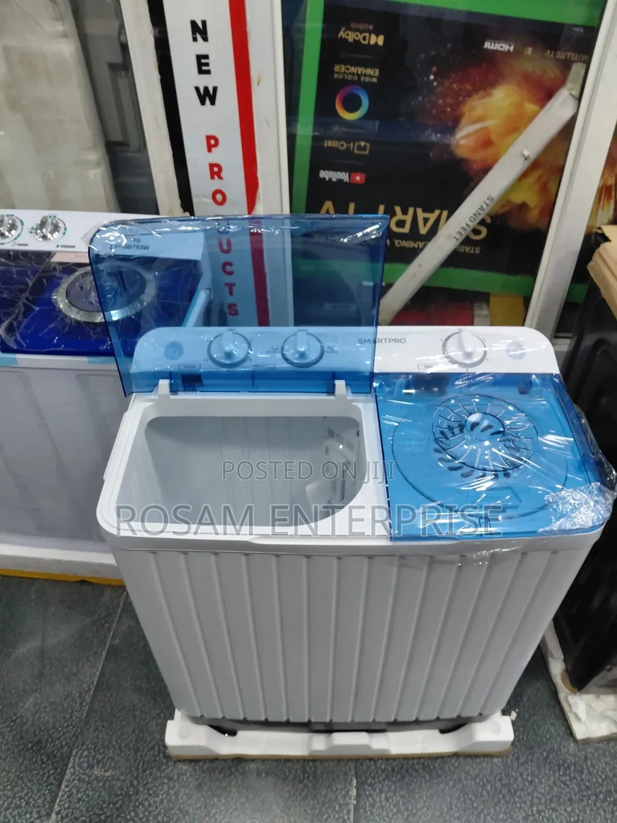 Smartpro Semi Automatic Washing Machine Twin Tub 8kg