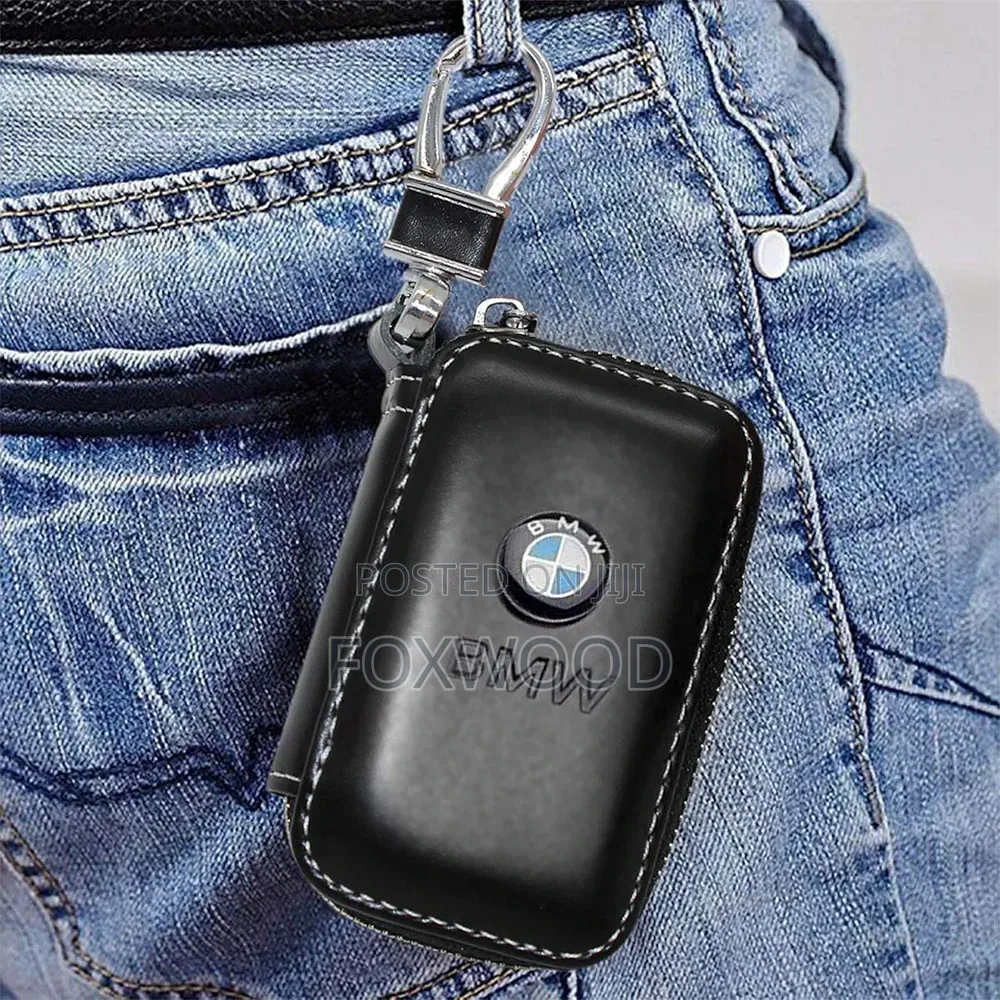 Stylish PU Leather Car Key Cover Case