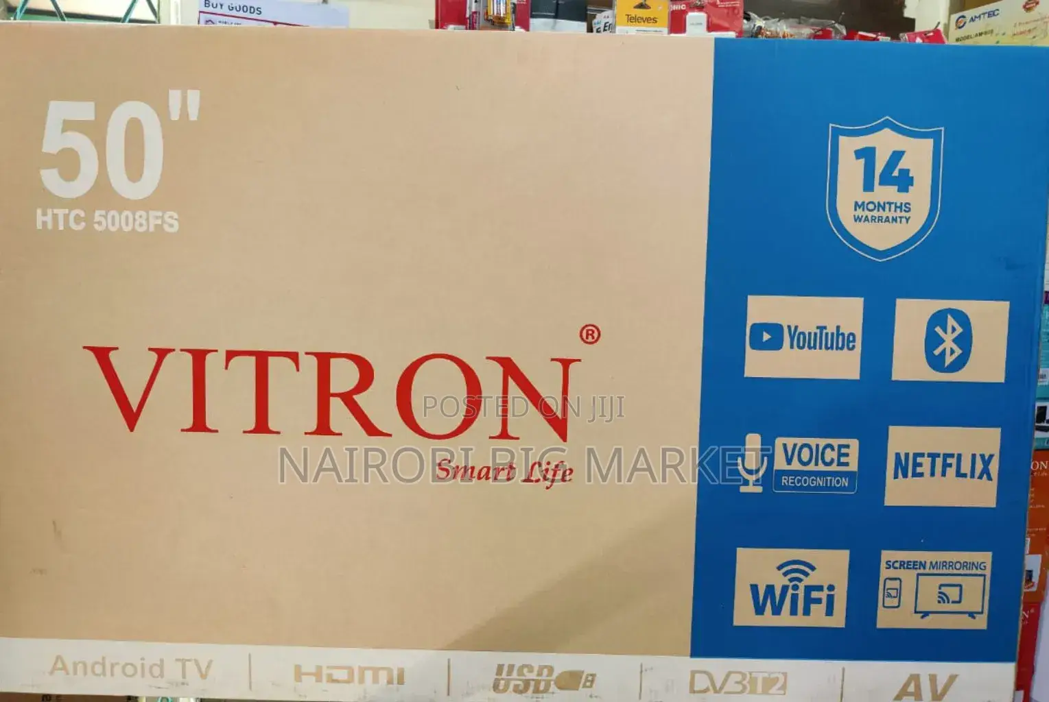 *Vitron 50" Smart Android BT * Model: 5008fs