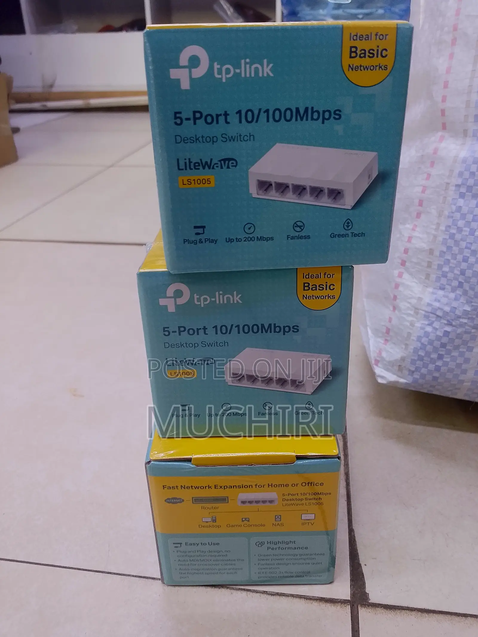 TP-Link LS1005 High Speed 5-Port Desktop Network Switch