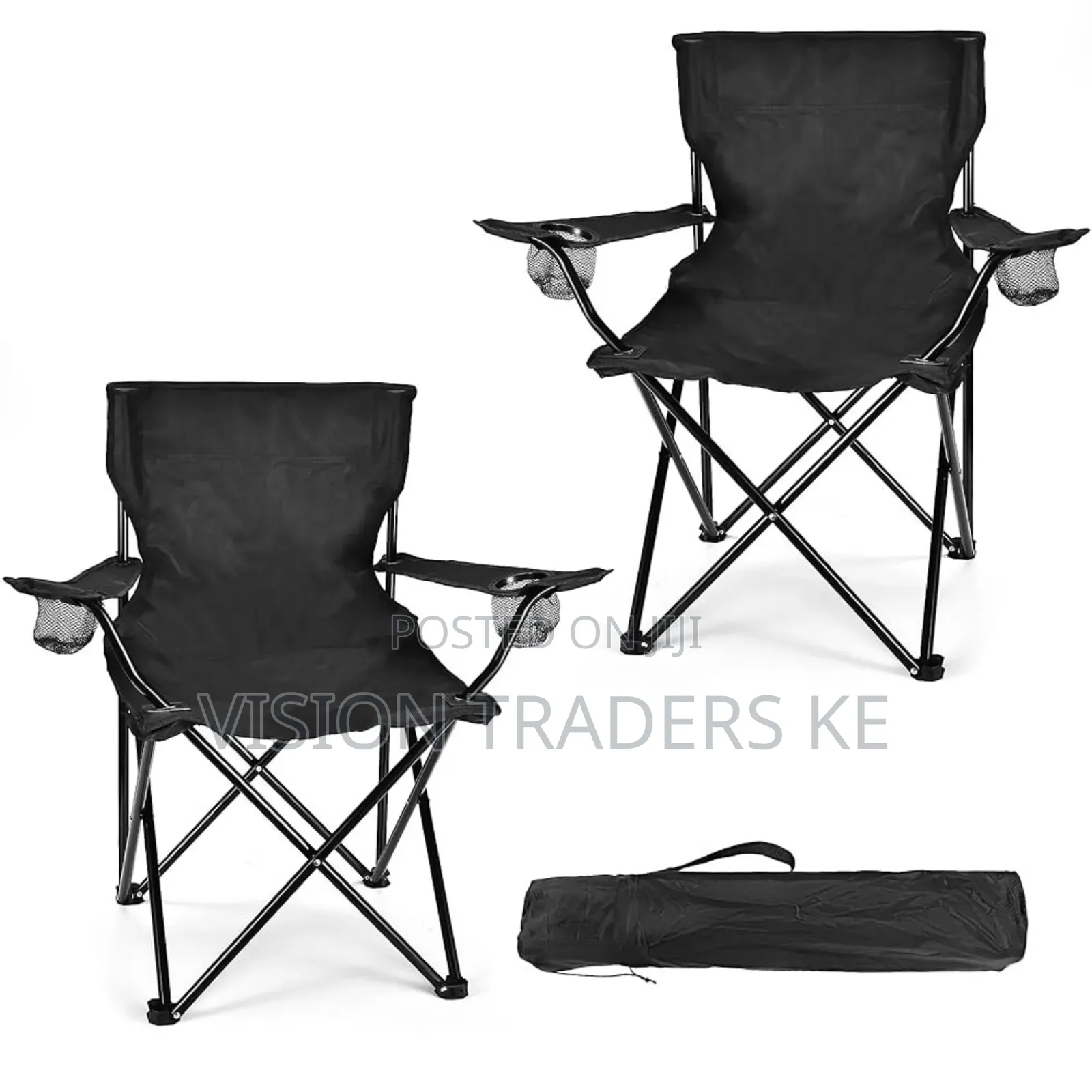 Portable, Foldable Camping Chair With Arm Rest
