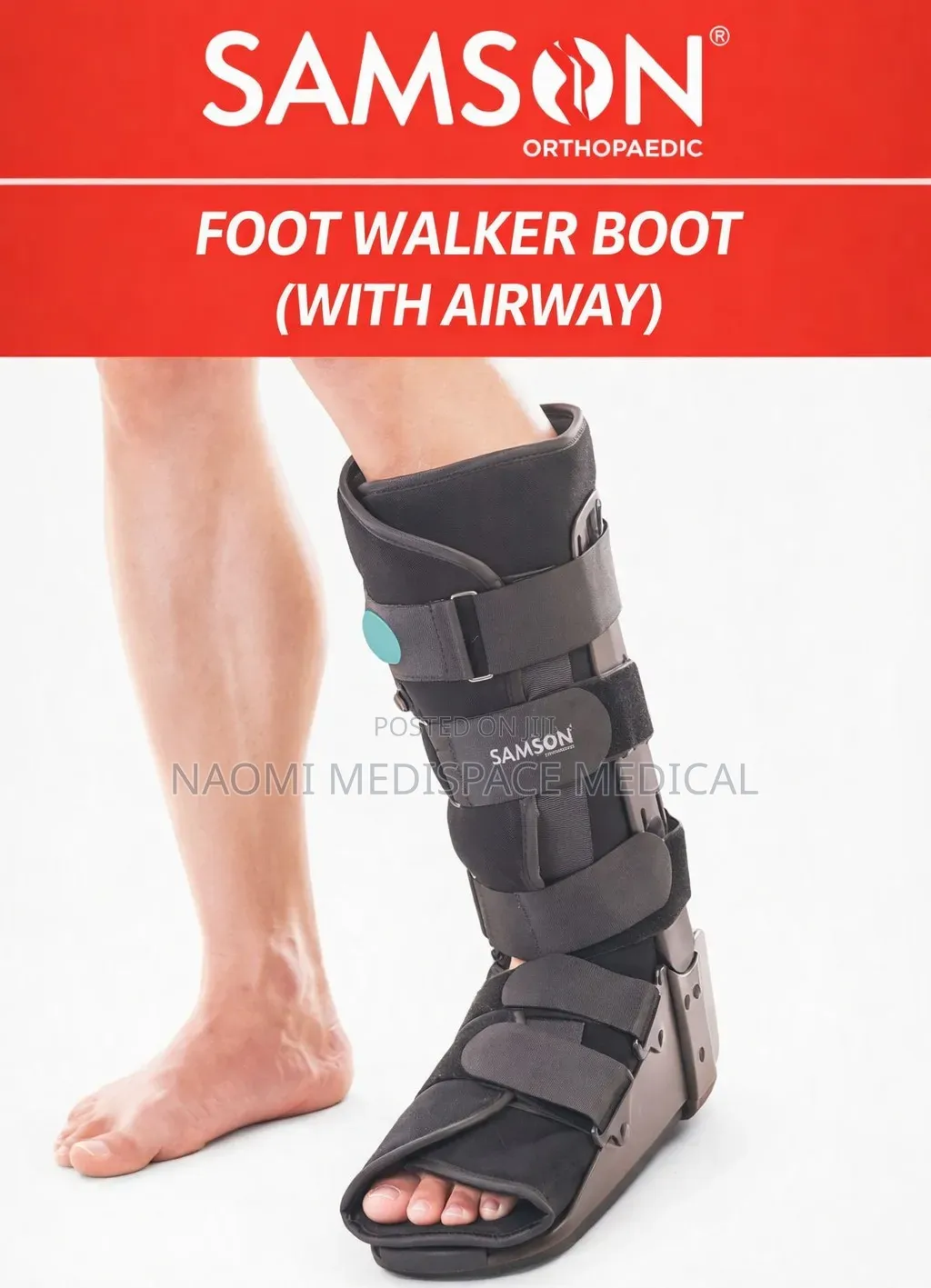 Samson Orthopedic Foot Walker Boot With Airway
