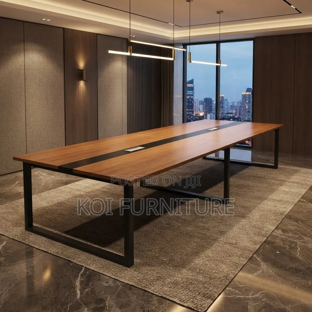 Boardroom Table; 2.4 M Office Setting Boardroom Table