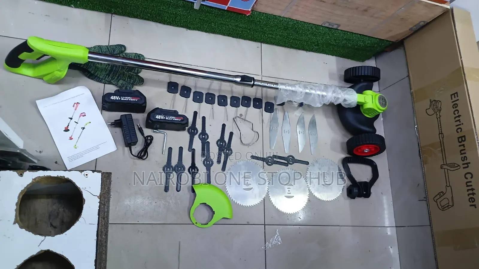 Cordless 48V Brush Cutter / Grass Trimmer Combo