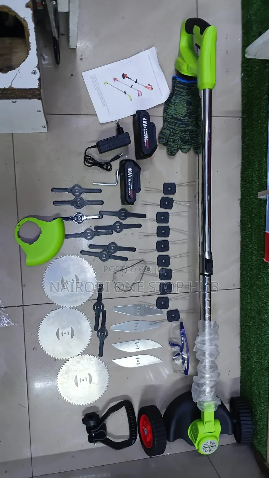 Quality Cordless Brush Cutter With 2 Batteries