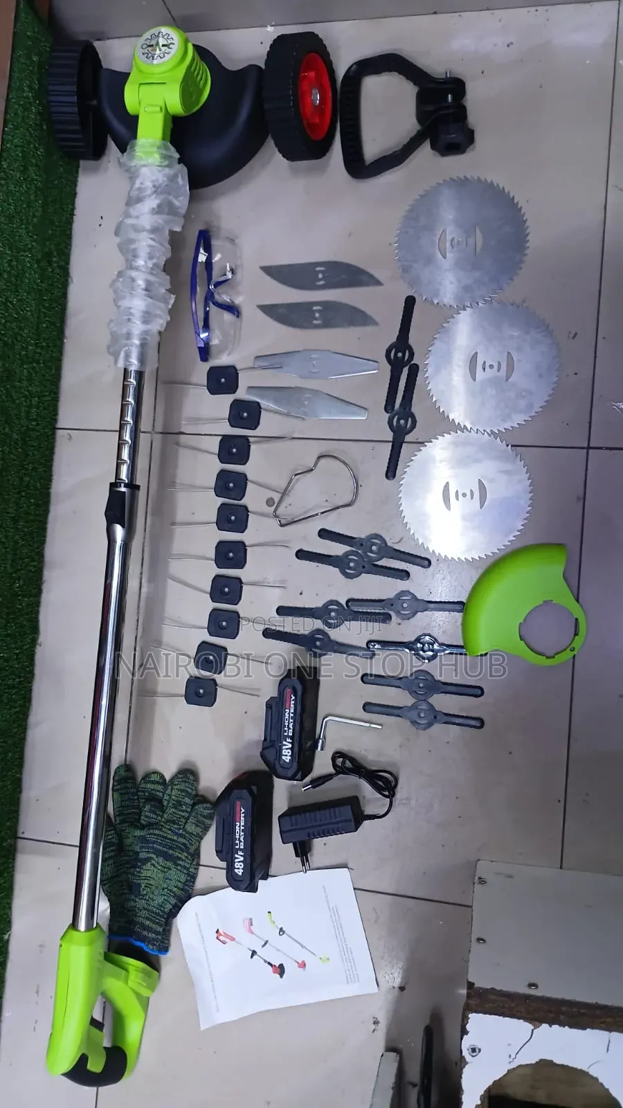 Quality Cordless Brush Cutter With 2 Batteries