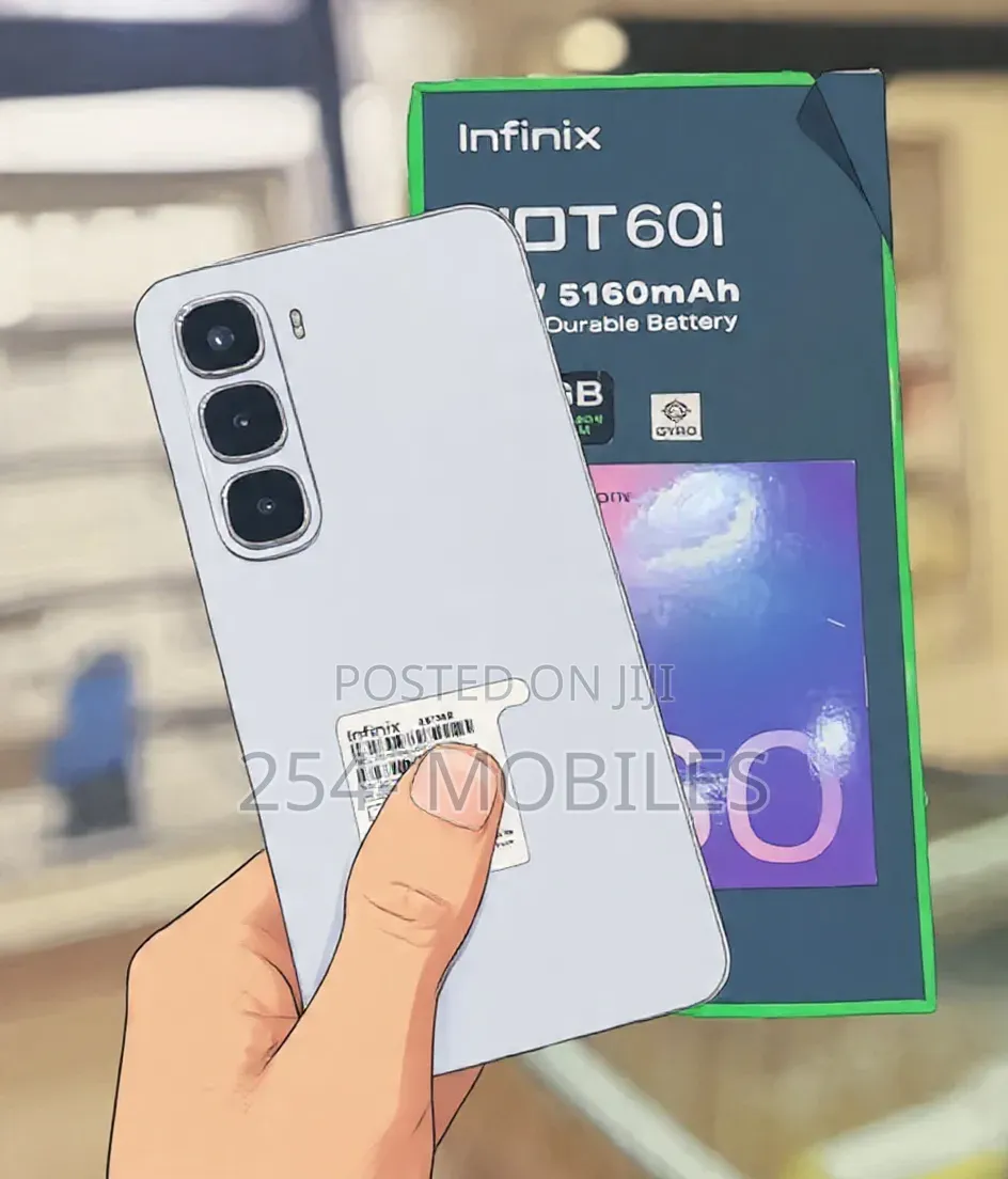 New Infinix Hot 60i 256 GB Black