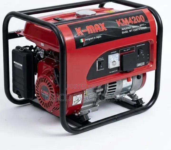 K-Max 1.2kW Portable Generator (4-Stroke, Recoil Start)