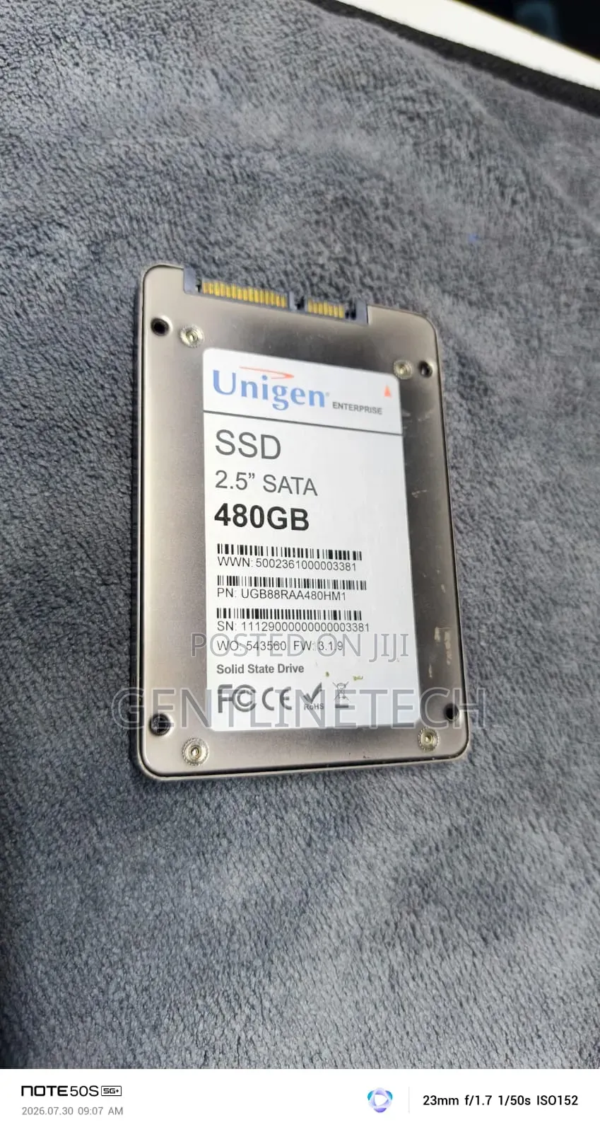 Unigen Orion 480GB 2.5-Inch SATA SSD