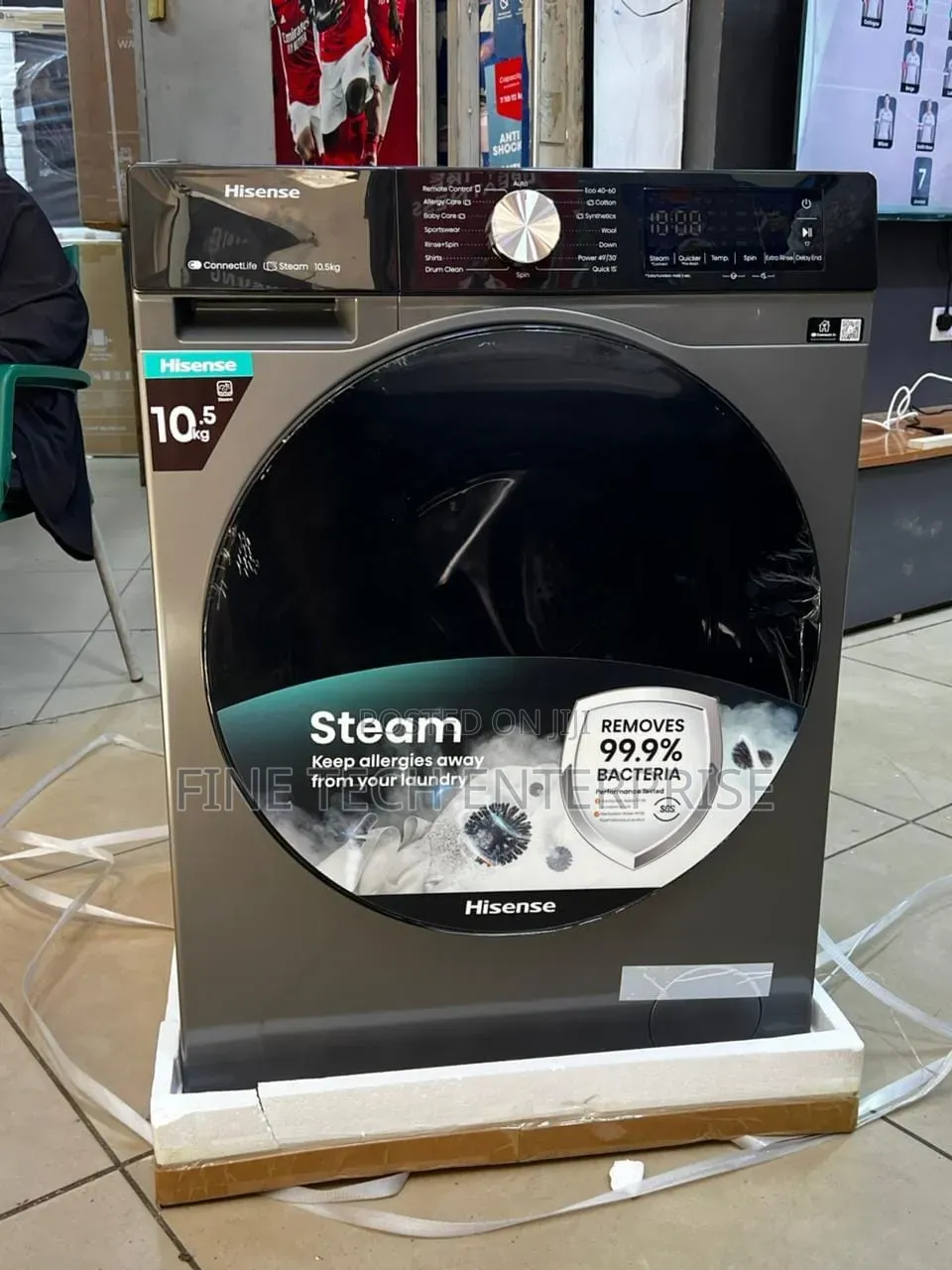 Hisense Washing Machine Front Load 10.5kg Available