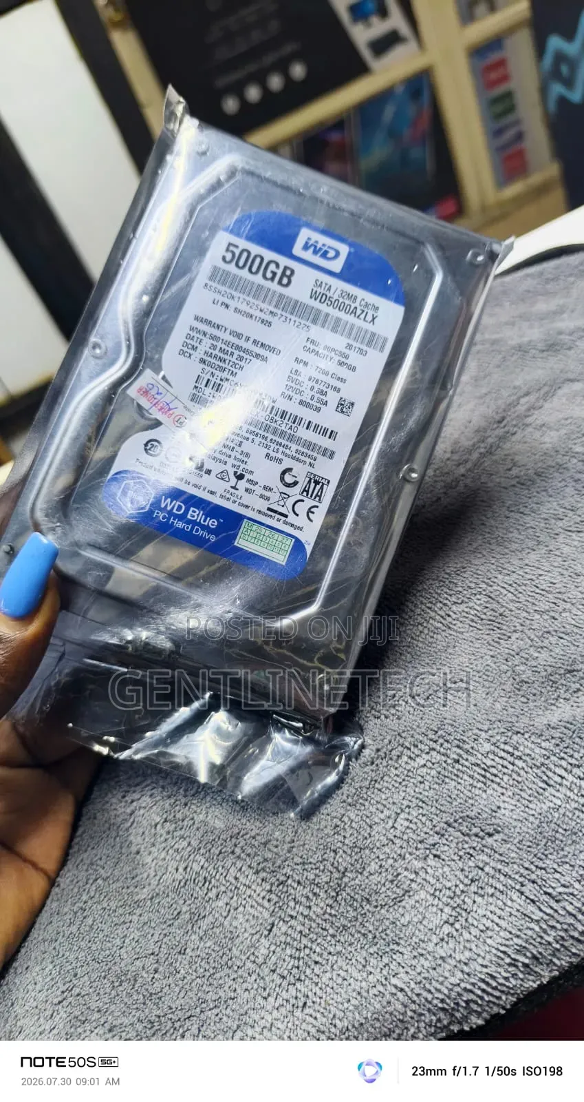 WD Blue 500GB Laptop Hard Drive "