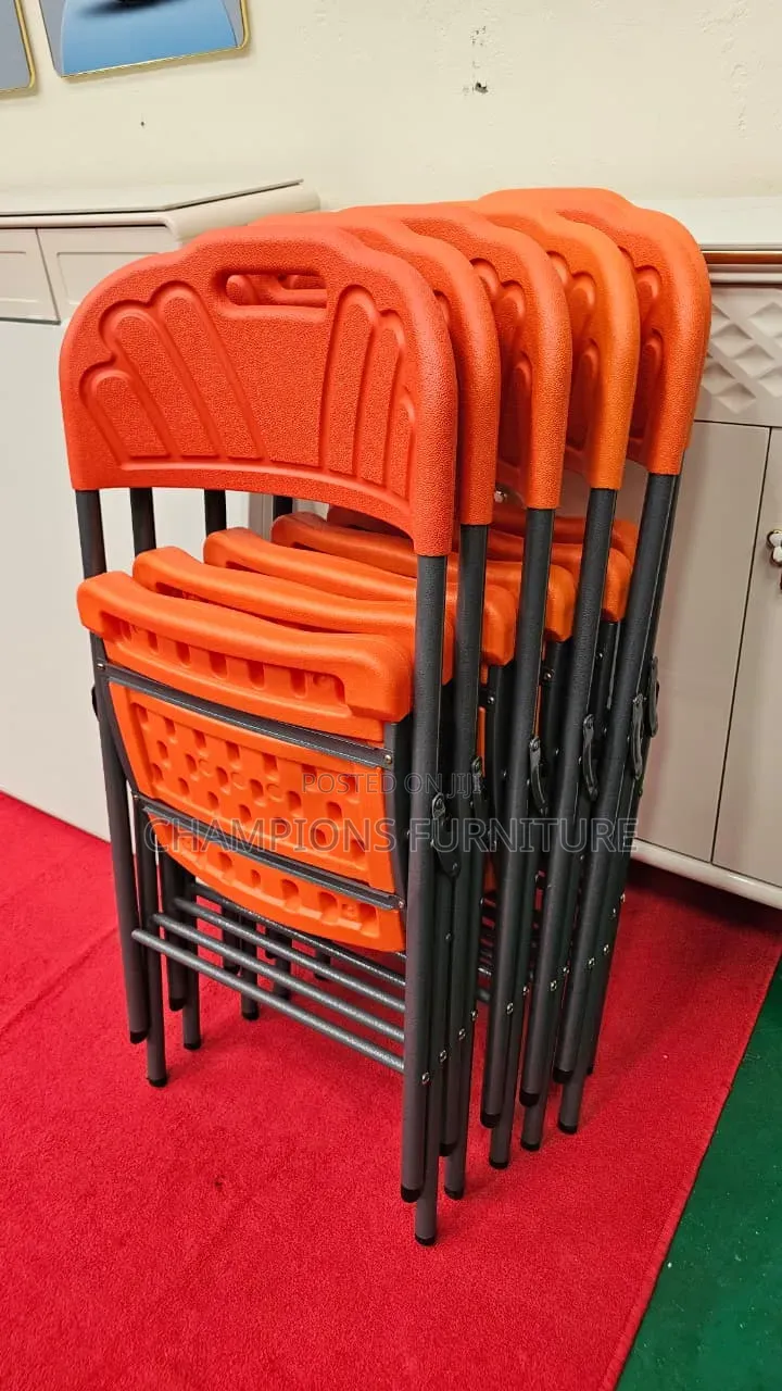 Orange Folding Outdoor/Indoor Chair