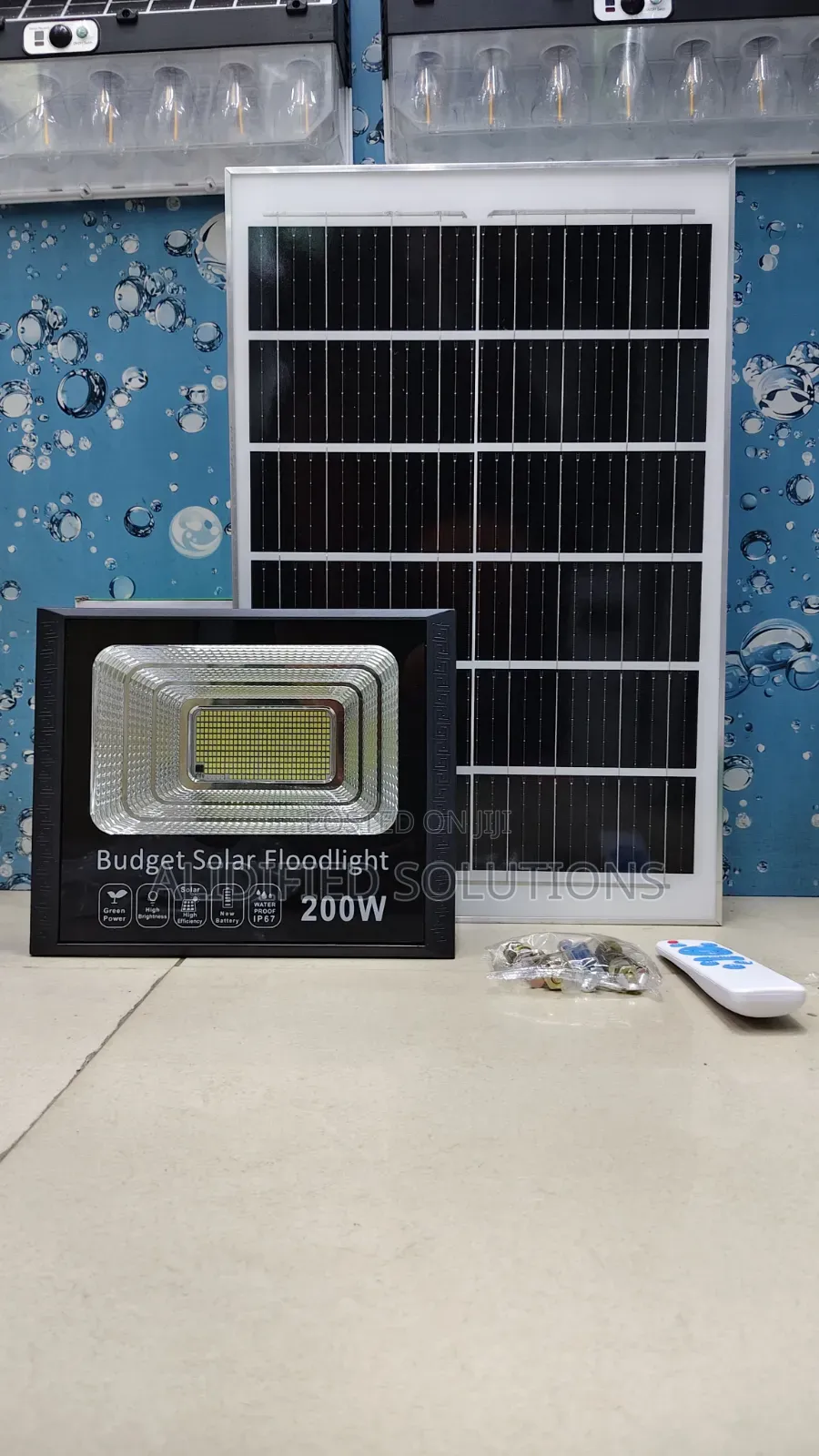 Budget Solar Floodlight 200w