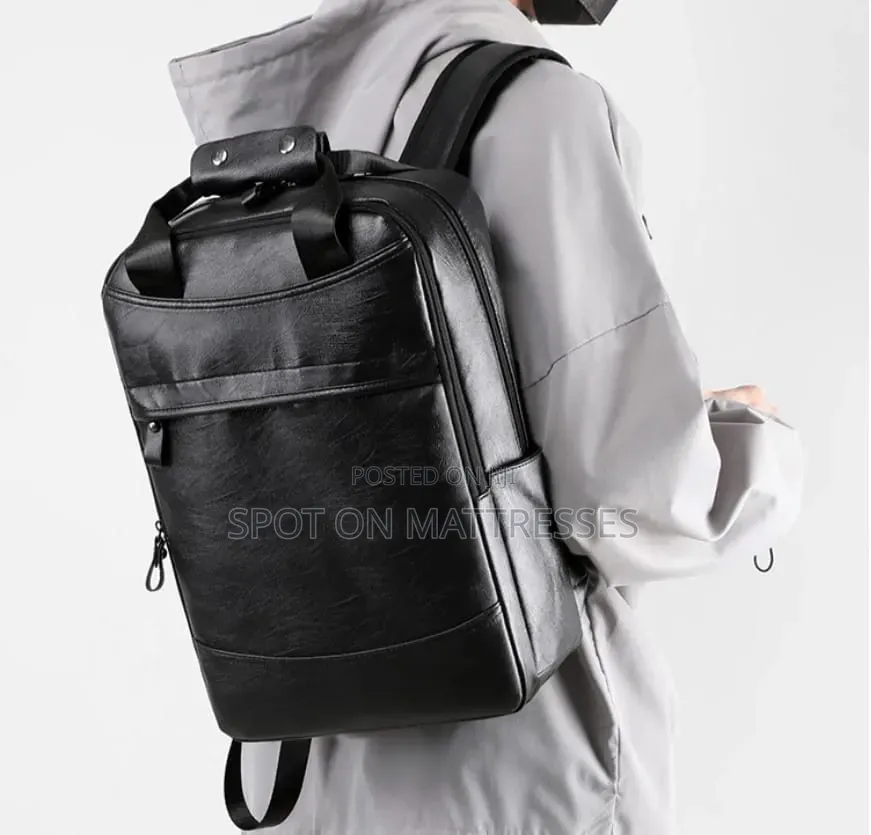 Classic Leather Backpacks Restocked. Black, Coffee Brown.