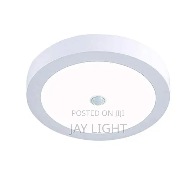 Round Surface Mount LED Panel Ceiling Light for Bathroom With Sensor