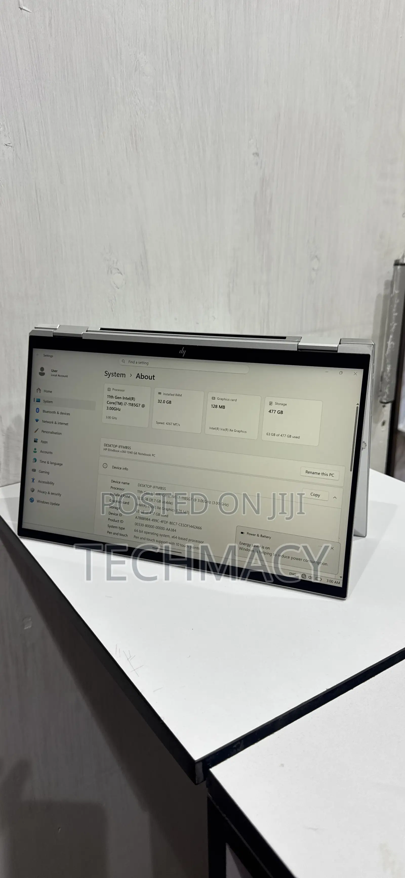 Laptop HP EliteBook 1040 G8 32GB Intel Core i7 SSD 512GB