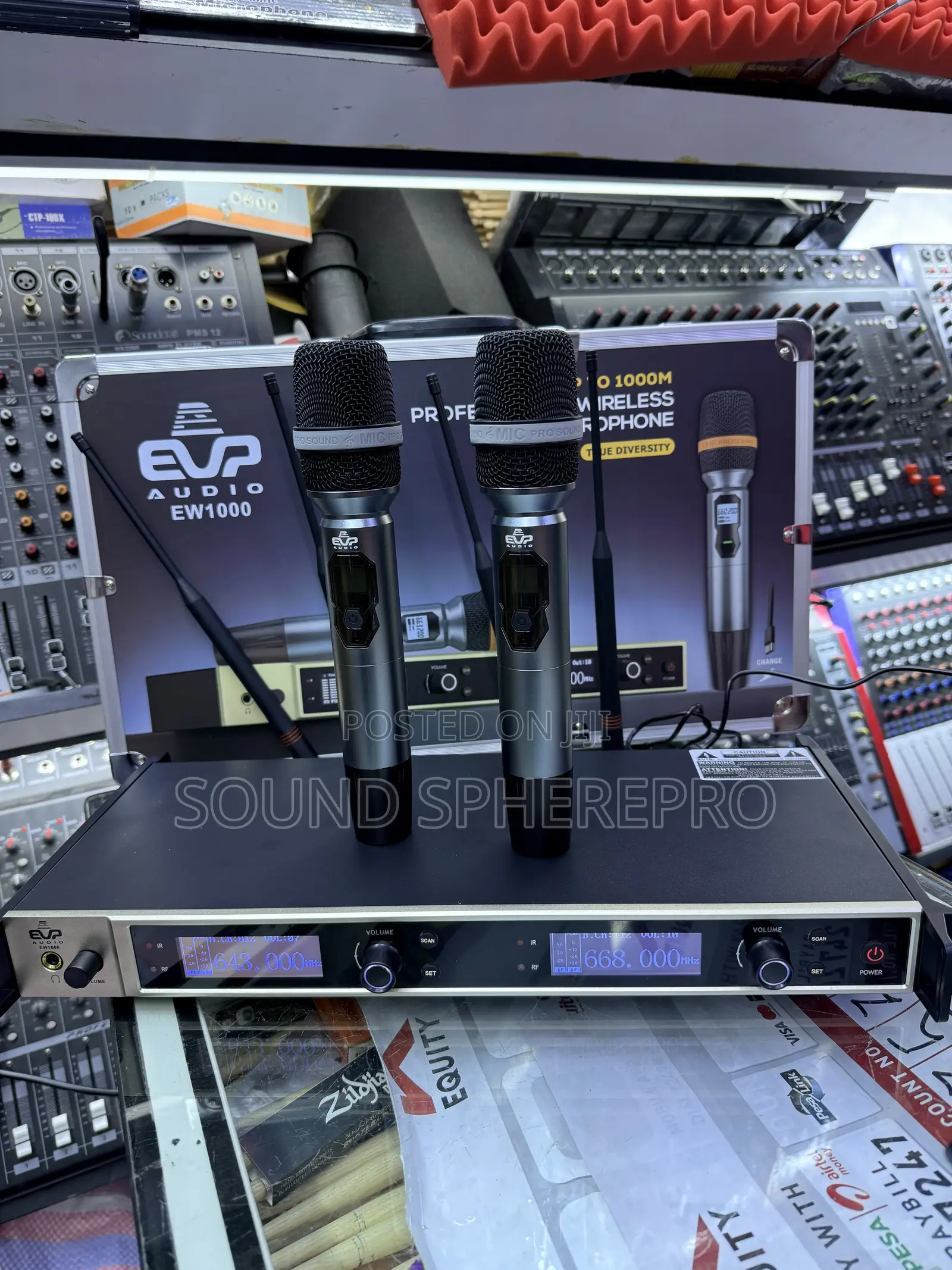 EVP EW1000 2in1 Wireless Microphone