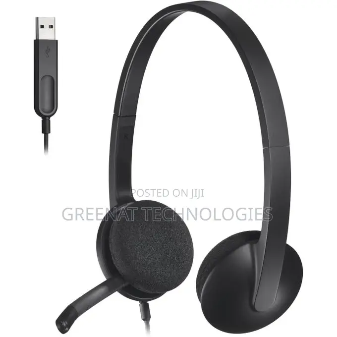Logitech USB Headset H340, Stereo, USB Headset for Windows and Mac