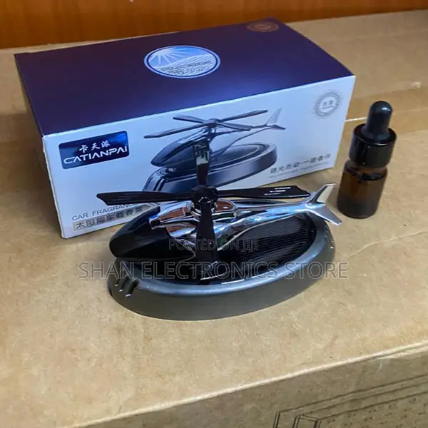 Car-Mounted Solar Rotating Airplane Aromath Erapy Ornaments-Gulong