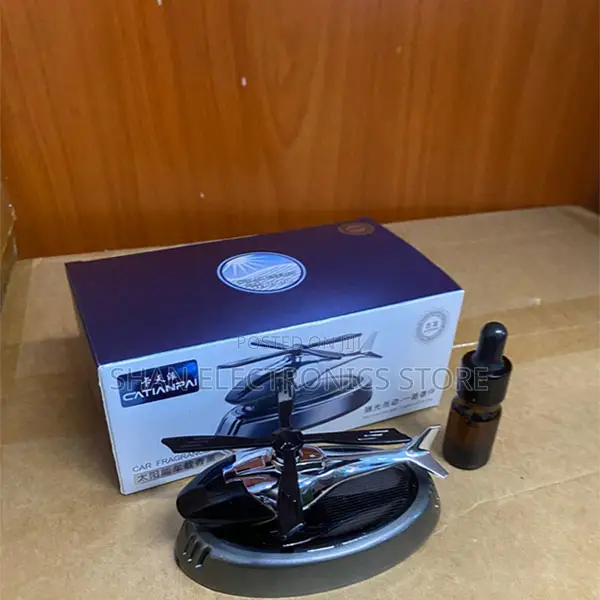 360-Degree Fragrance Car-Mounted Solar Rotating Airplane
